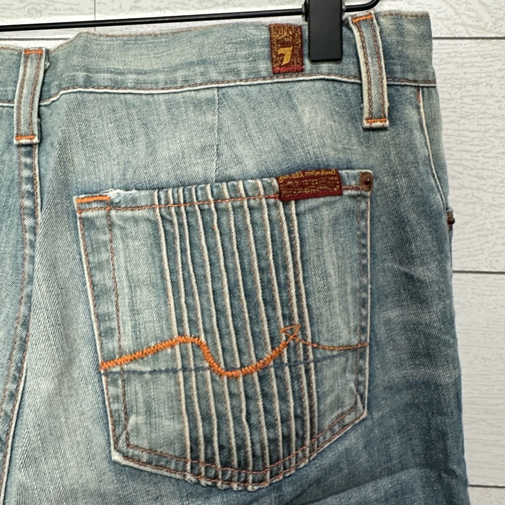 7FAM Bootcut Jeans Size 28 - Picture 6 of 8